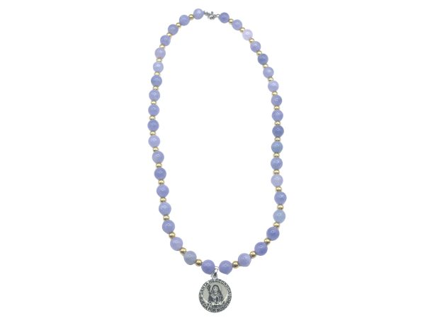 Collar de Calcedonia: Sanación natural según Santa Hildegarda