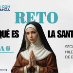 Imagen representativa de la santidad según Santa Hildegarda de Bingen y la lucha espiritual contra la pereza