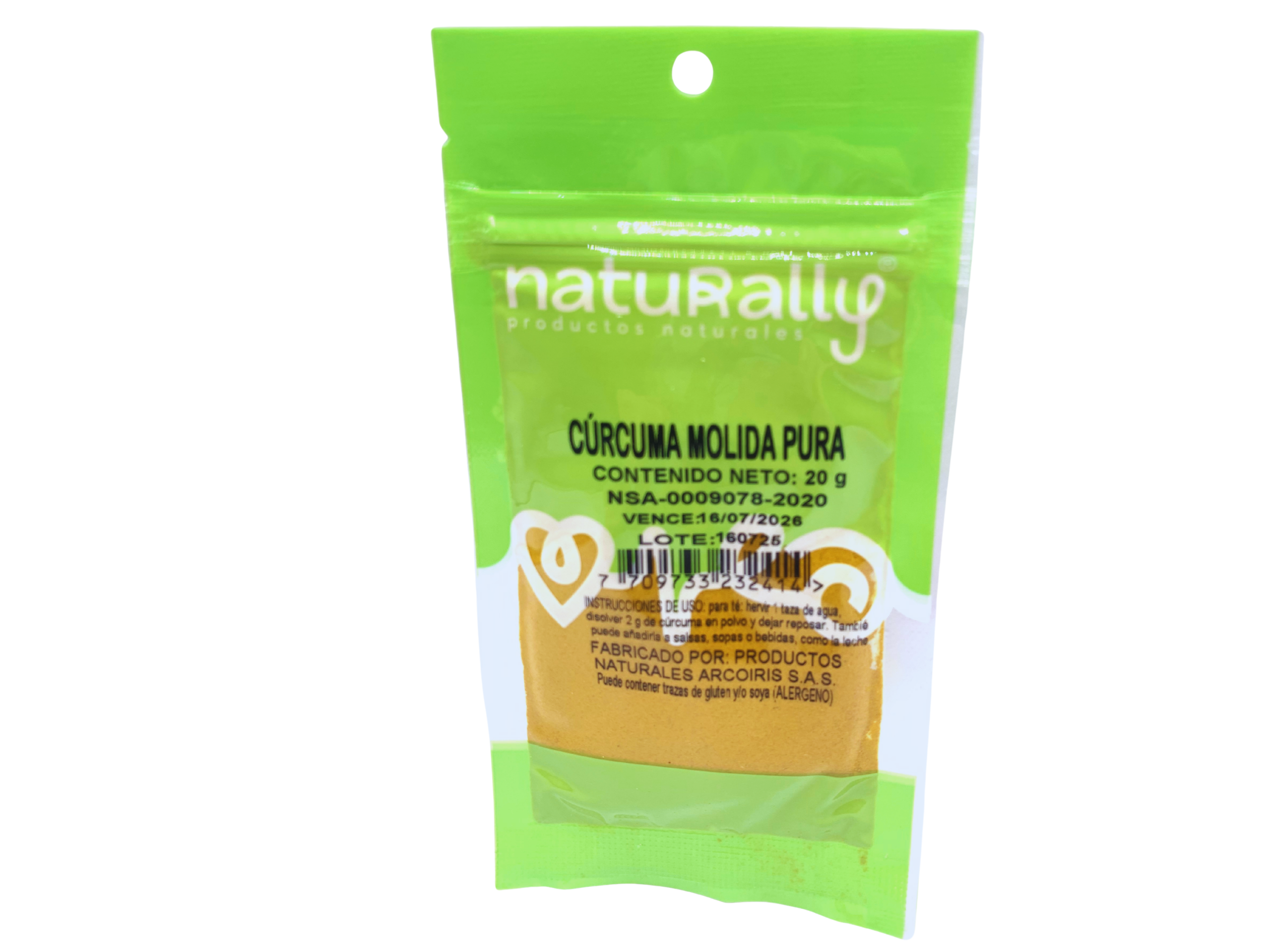 Cúrcuma molida propiedades y beneficios naturales