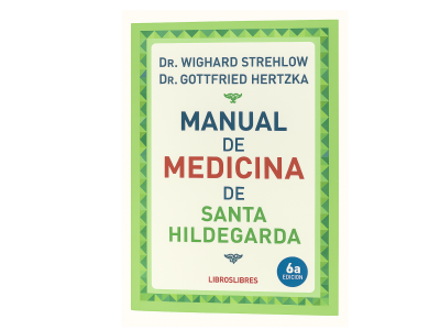 Portada del Manual de medicina de Santa Hildegarda de Bingen por Wighard Strehlow y Gottfried Hertzka