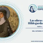 Santa Hildegarda escribiendo Scivias